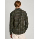 Pepe Jeans Πουκάμισο Πράσινο Καρό Κοτλέ MAX PM308721-676 LEAF GREEN