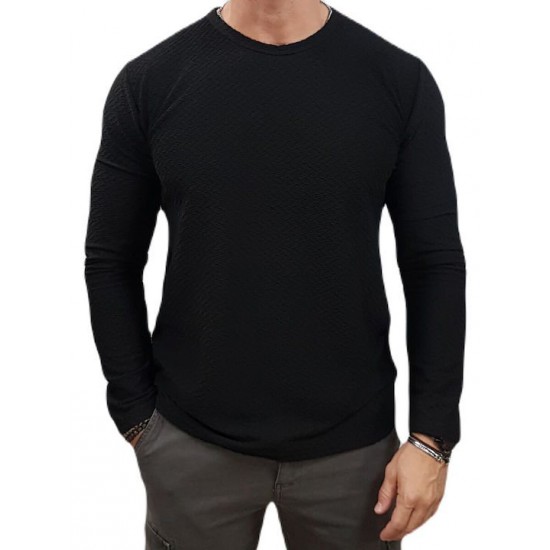 MRT Martini - 11124 - Slim Fit - Black - Μπλούζα Μακό