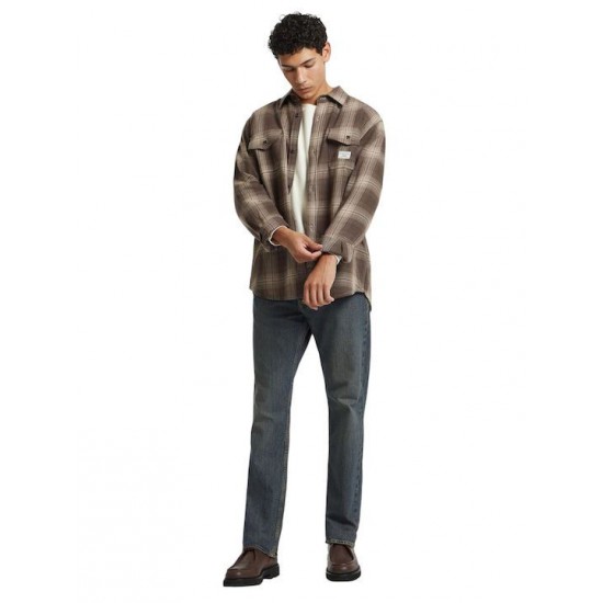 GUESS JEANS M GJ LS REG POCKETS SHIRT - M4BH64WGMH1-L10X
