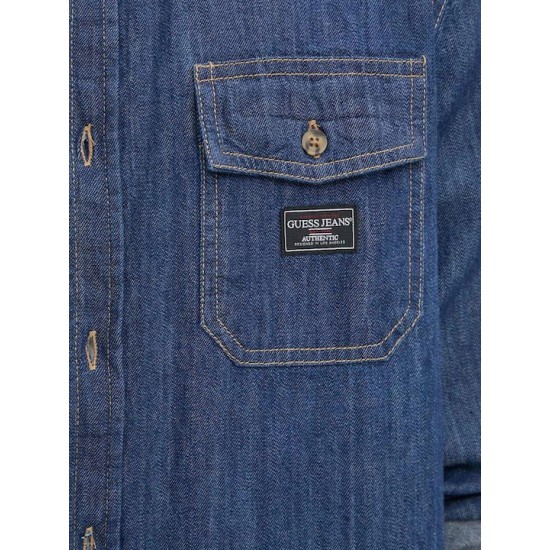 Guess Jeans Πουκάμισο Denim M4BH56D5EI4-GJDA – Blue