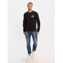 Guess Jeans Ανδρικό Μακρυμάνικο T-Shirt M4BI84K8FQ4-JBLK Μαύρο