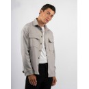OVERSHIRT DEZIGN FALCOM-ΓΚΡΙ D-2503