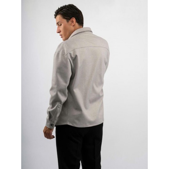 OVERSHIRT DEZIGN FALCOM-ΓΚΡΙ D-2503