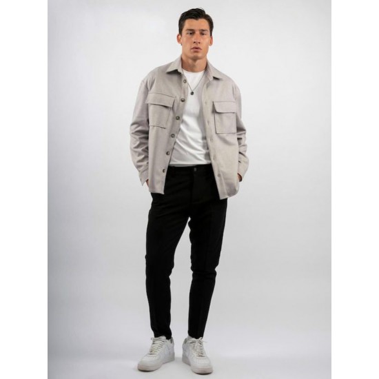 OVERSHIRT DEZIGN FALCOM-ΓΚΡΙ D-2503