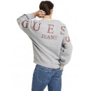 Guess Jeans Ανδρικό Φούτερ Back Macro M4BQ40K9V31-H90Z Γκρι