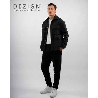DEZING ΑΝΘΡΑΚΙ  JACKET OVERSHIRT D-2504A