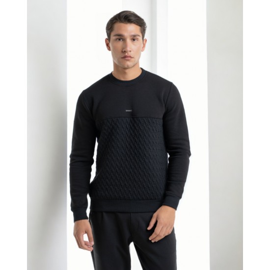 MRT MARTINI-Φούτερ κολλεγίου Double – Μαύρο-11190-2