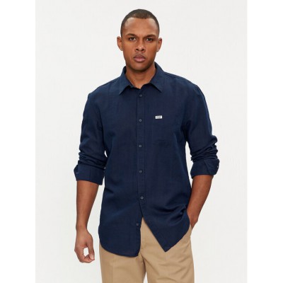 Wrangler Μακρυμάνικo Πουκάμισο σε Κανονική Γραμμή Navy ΜπλεΚωδικός: 112352186