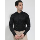 TRESOR ΠΟΥΚΑΜΙΣΟ ΜΑΚΡΥΜΑΝΙΚΟ ΜΑΥΡΟ ΜΕ ΜΑΟ ΓΙΑΚΑ SLIM FIT ΓΡΑΜΜΗ 33-7422