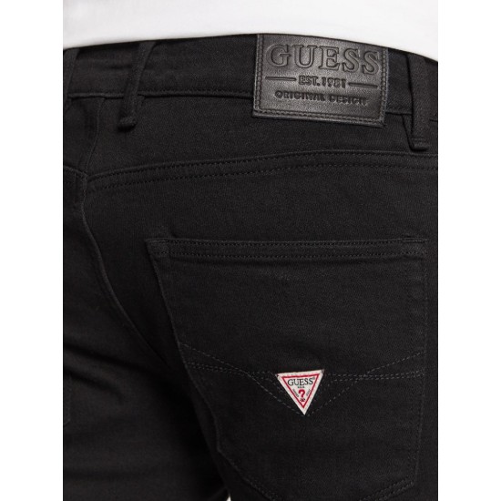 Guess Ανδρικό Παντελόνι Τζιν με Slim Εφαρμογή ΜαύροΚωδικός: M4BA1CD5DN1-B4RR