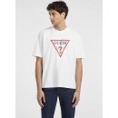 GUESS ICONIC ΜΠΛΟΥΖΑ ΑΝΔΡΙΚΗ M4YI45K8FQ4-G011 WHITE