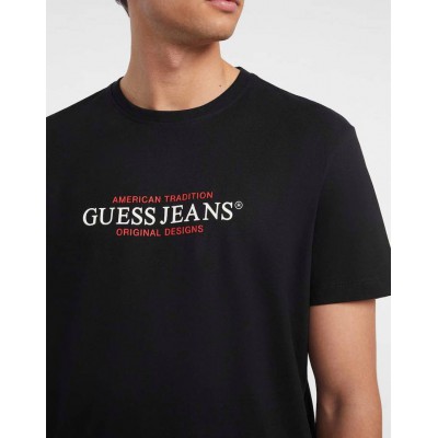Guess Ανδρική Μπλούζα M4YI42K8FQ4-JBLK BLACK