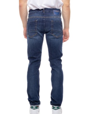 Cover Denim Ανδρικό TEDDY E0579-30 Τζιν Βαμβακερό Παντελόνι Slim-Fit – Blue