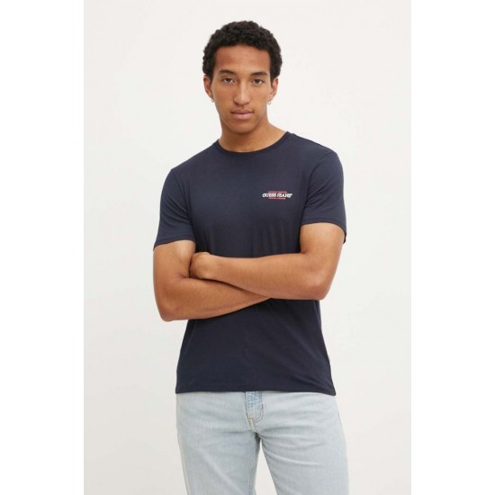 Guess Jeans Ανδρικό T-Shirt M4YI55K8HM0-A71W Μπλε