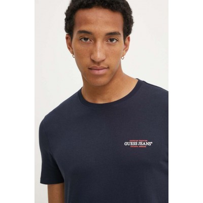Guess Jeans Ανδρικό T-Shirt M4YI55K8HM0-A71W Μπλε