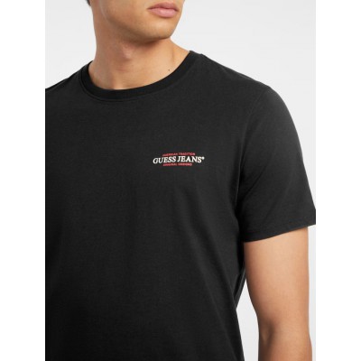 Guess Jeans Ανδρικό T-Shirt M4YI55K8HM0-JBLK Μαύρο