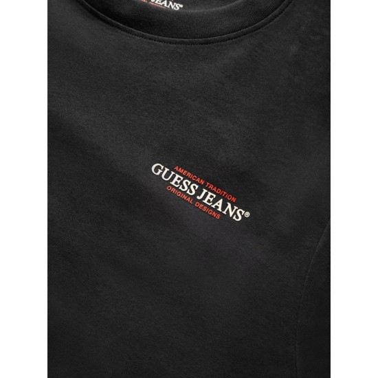 Guess Jeans Ανδρικό T-Shirt M4YI55K8HM0-JBLK Μαύρο