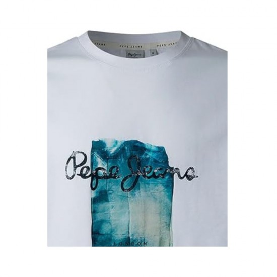 Pepe Jeans T-Shirt Drop 2 Prush PM509781-800 White