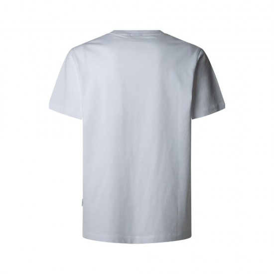 Pepe Jeans T-Shirt Drop 2 Prush PM509781-800 White