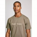 Pepe Jeans regular fit t-shirt with logo print PM509783-726 Stone Green