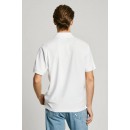 Pepe Jeans - PM542298-800 - Essential Polo Contrast Logo - White - Μπλούζα Πικέ