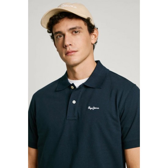 Pepe Jeans - PM542298-594 - Essential Polo Contrast Logo - Dulwich Blue - Μπλούζα Πικέ