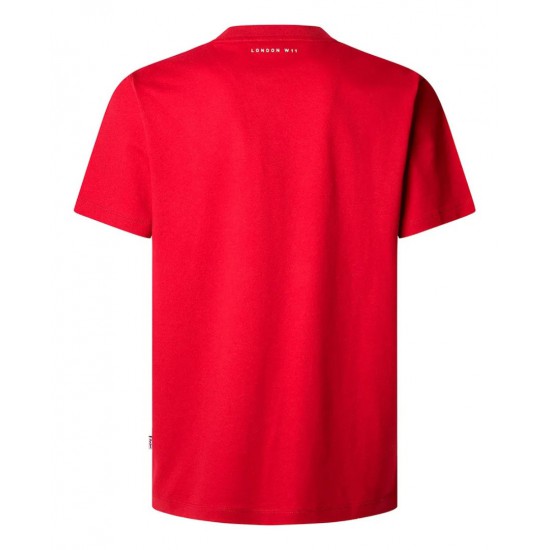 PEPE JEANS M DAXTON T-SHIRT - PM509786-285 RUGBY RED