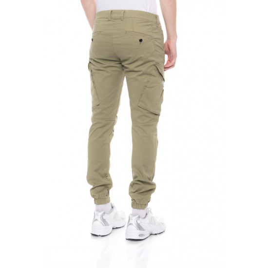 COVER DENIM ΑΝΔΡΙΚΟ ΠΑΝΤΕΛΟΝΙ CARGO NEW ARMY MO186-28  LIGHT OLIVE