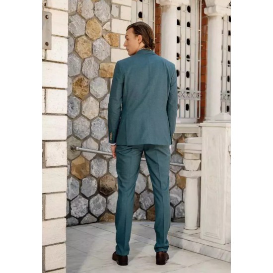 Tresor Κοστούμι με γιλέκο corlo 33-1619 Green