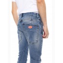 COVER DENIM ΑΝΔΡΙΚΟ ΠΑΝΤΕΛΟΝΙ JEANS OREGON  Q2852-30  BLUE DENIM