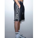 MAGICBEE REFLECTED LOGO TAPE SHORTS 2553- BLACK (SPECIAL EDITION)
