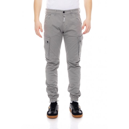COVER DENIM ΑΝΔΡΙΚΟ ΠΑΝΤΕΛΟΝΙ CARGO NEW ARMY TO190-30 GREY