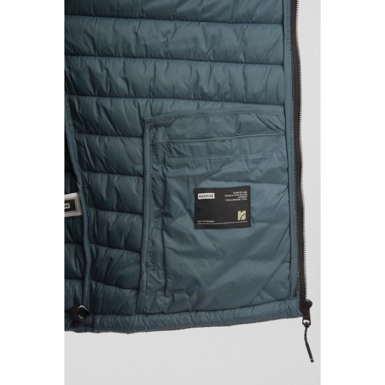 Rebase Αμάνικο Jacket RSJK-2033 DEEP TEAL