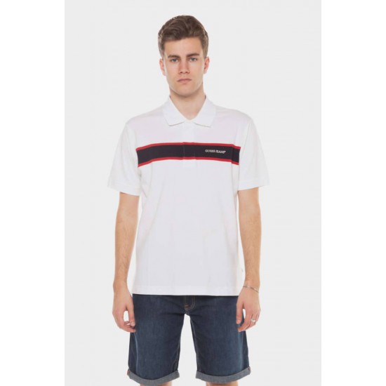 Polo T-Shirt 'Striped Embroidery' GUESS JEANS M5GP29KCJV1