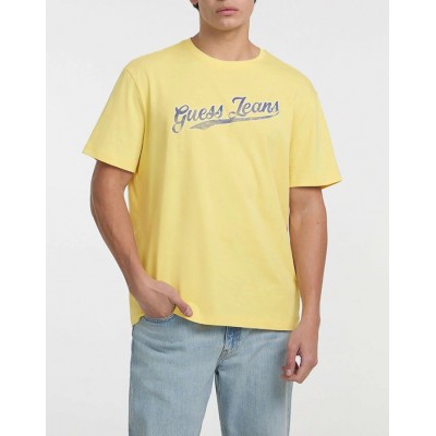 GUESS JEANS T-SHIRT CREWNECK REGULAR FIT ΚΙΤΡΙΝΟ M5GI54K8FQ4-A20N GUESS JEANS T-SHIRT CREWNECK REGULAR FIT ΚΙΤΡΙΝΟ M5GI54K8FQ4-A20N
