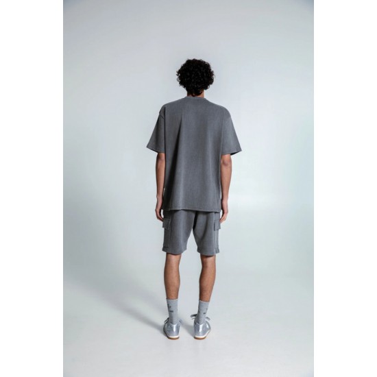 MAGICBEE STONE WASHED ATELIER TEE 2513B - GREY