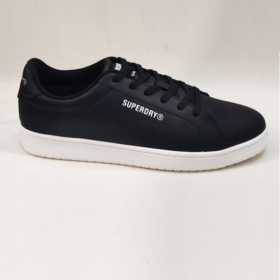 ​Ανδρικό Υπόδημα SUPERDRY C00036BV-black ΜΑΥΡΟ