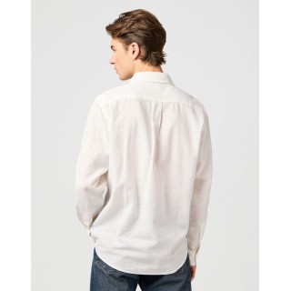 Wrangler Ανδρικό Λινό Πουκάμισο 112362907 – White Κωδικός Προϊόντος: 112362907