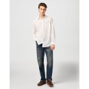 Wrangler Ανδρικό Λινό Πουκάμισο 112362907 – White Κωδικός Προϊόντος: 112362907