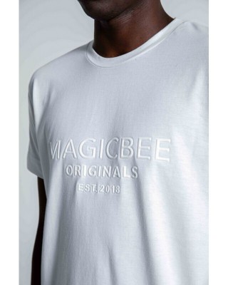 Ανδρικό T-Shirt MAGIC BEE 2502-WHITE 2502-WHITE