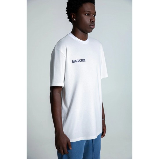 Ανδρικό T-Shirt MAGIC BEE 2509-WHITE 2509-WHITE