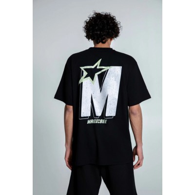 MAGICBEE BACK STAR LOGO 2515- BLACK MAGICBEE BACK STAR LOGO 2515- BLACK