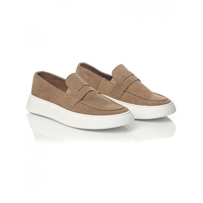 Northway Suede Ανδρικά Loafers  923 σε Μπεζ Χρώμα