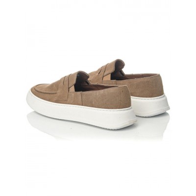 Northway Suede Ανδρικά Loafers  923 σε Μπεζ Χρώμα
