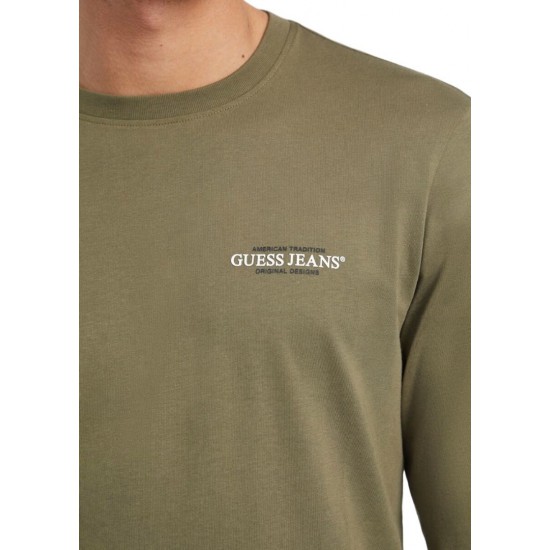 Guess Jeans Μακρυμάνικη Μπλούζα M4YI54K8HM0-G8EV – Khaki