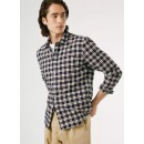 Pepe Jeans Πουκάμισο Σκούρο Μπλε Καρό CLERMONT PM3090825-594 DULWICH BLUE