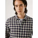 Pepe Jeans Πουκάμισο Σκούρο Μπλε Καρό CLERMONT PM3090825-594 DULWICH BLUE