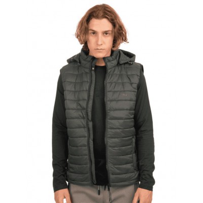 REBASE ΑΝΔΡΙΚΟ ΑΜΑΝΙΚΟ ΜΠΟΥΦΑΝ ΜΕ ΑΠΟΣΠΩΜΕΝΗ ΚΟΥΚΟΥΛΑ 252.RSJK-2039-FOREST GREEN