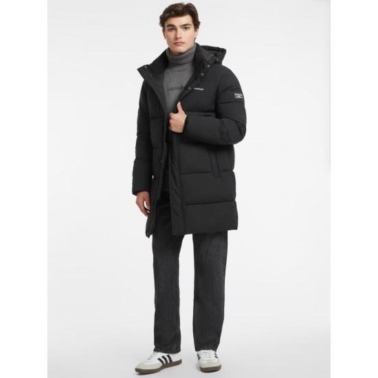 Guess Χειμωνιάτικο Μπουφάν Puffer Μαύρο M4BL26WGII2-JBLK