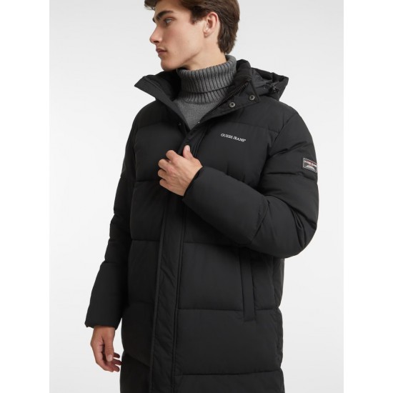 Guess Χειμωνιάτικο Μπουφάν Puffer Μαύρο M4BL26WGII2-JBLK